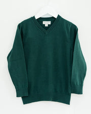 Unisex Pullover dunkelgrün Baumwolle - Klüngelkram Indian Affairs